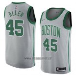 Maillot Boston Celtics Kadeem Allen No 45 Ville 2018 Gris