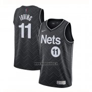 Maillot Brooklyn Nets Kyrie Irving No 11 Earned 2020-21 Noir