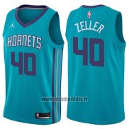 Maillot Charlotte Hornets Cody Zeller No 40 Icon 2017-18 Vert