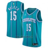 Maillot Charlotte Hornets Kemba Walker No 15 2017-18 Vert