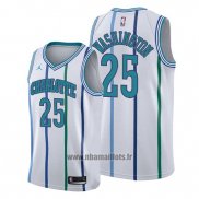 Maillot Charlotte Hornets P. J. Washington No 25 Hardwood Classics 2019-20 Blanc