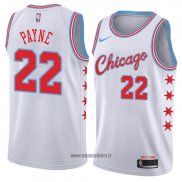 Maillot Chicago Bulls Cameron Payne No 22 Ville 2018 Blanc