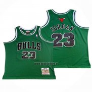 Maillot Chicago Bulls Michael Jordan No 23 Retro Vert