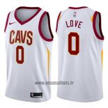 Maillot Cleveland Cavaliers Kevin Love No 0 2017-18 Blanc