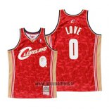 Maillot Cleveland Cavaliers Kevin Love No 0 Mitchell & Ness Rouge