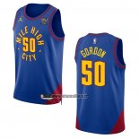 Maillot Denver Nuggets Aaron Gordon NO 50 Statement 2022-23 Bleu