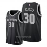 Maillot Detroit Pistons Michael Beasley No 30 Ville 2019-20 Noir