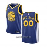 Maillot Enfant Golden State Warriors Personnalise 2017-18 Bleu