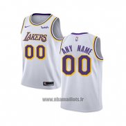 Maillot Enfant Los Angeles Lakers Personnalise Association 2018-19 Blanc