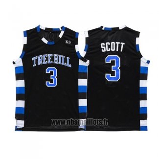 Maillot Film Tree Hill Nathan Scott No 3 Noir