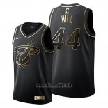 Maillot Golden Edition Miami Heat Solomon Hill No 44 2019-20 Noir