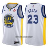 Maillot Golden State Warriors Draymond Green No 23 2017-18 Blanc