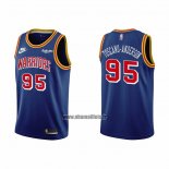 Maillot Golden State Warriors Juan Toscano-Anderson NO 95 75th Anniversary Bleu