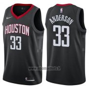 Maillot Houston Rockets Ryan Anderson No 33 Statement 2017-18 Noir