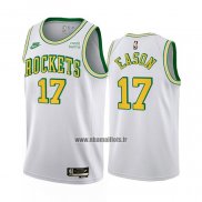 Maillot Houston Rockets Tari Eason NO 17 Classic 2022-23 Blanc