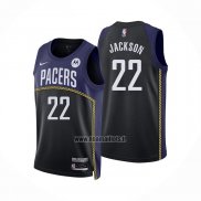 Maillot Indiana Pacers Isaiah Jackson NO 22 Ville 2022-23 Bleu