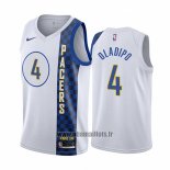 Maillot Indiana Pacers Victor Oladipo No 4 Ville Blanc