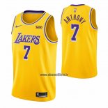 Maillot Los Angeles Lakers Carmelo Anthony NO 7 Icon 2020 Jaune