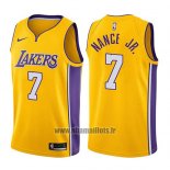 Maillot Los Angeles Lakers Larry Nance Jr. No 7 Icon 2017-18 Or