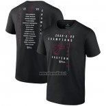 Maillot Manche Courte Miami Heat 2023 Western Conference Champions Crossover Team Roster Noir