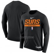 Maillot Manches Longues Phoenix Suns Practice Performance 2022-23 Noir