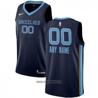 Maillot Memphis Grizzlies Personnalise Icon Bleu