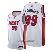 Maillot Miami Heat Jae Crowder No 99 Association 2019-20 Blanc