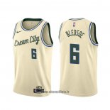 Maillot Milwaukee Bucks Eric Bledsoe NO 6 Ville 2019-20 Crema