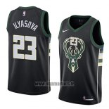 Maillot Milwaukee Bucks Ersan Ilyasova No 23 Statement 2018 Noir