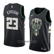 Maillot Milwaukee Bucks Ersan Ilyasova No 23 Statement 2018 Noir