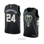 Maillot Milwaukee Bucks Pat Connaughton No 24 Statement 2018 Noir