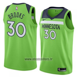 Maillot Minnesota Timberwolves Aaron Brooks No 30 Statement 2018 Vert