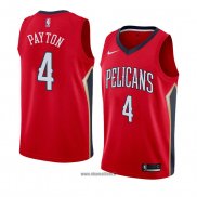 Maillot New Orleans Pelicans Elfrid Payton No 4 Statement 2018 Rouge