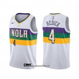 Maillot New Orleans Pelicans J.j. Rougeick NO 4 Ville Blanc