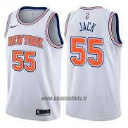 Maillot New York Knicks Jarrett Jack No 55 Statement 2017-18 Blanc