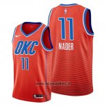 Maillot Oklahoma City Thunder Abdel Nader No 11 Statement Orange