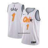 Maillot Orlando Magic Jonathan Isaac No 1 Ville 2020-21 Blanc