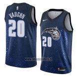 Maillot Orlando Magic Rashad Vaughn No 20 Ville 2018 Bleu