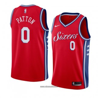 Maillot Philadelphia 76ers Justin Patton No 0 Statement 2018 Rouge