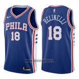 Maillot Philadelphia 76ers Marco Belinelli No 18 Icon 2017-18 Bleu