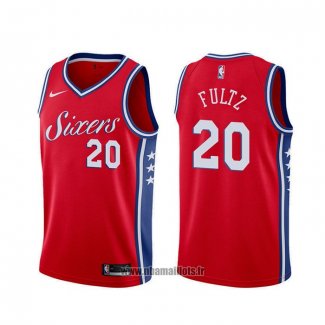 Maillot Philadelphia 76ers Markelle Fultz NO 20 Statement Rouge