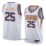 Maillot Phoenix Suns Alec Peters No 25 Association 2018 Blanc