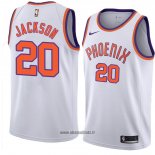 Maillot Phoenix Suns Josh Jackson No 20 Hardwood Classic 2018 Blanc