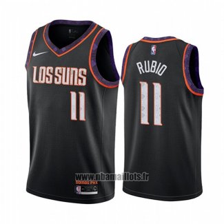 Maillot Phoenix Suns Ricky Rubio No 11 Ville Noir