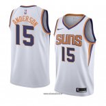 Maillot Phoenix Suns Ryan Anderson No 15 Association 2018 Blanc