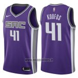 Maillot Sacramento Kings Kosta Koufos No 41 Icon 2017-18 Volet