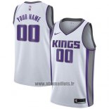 Maillot Sacramento Kings Personnalise 2017-18 Blanc