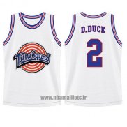 Maillot Tune Squad Daffy Duck No 2 Blanc