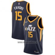 Maillot Utah Jazz Derrick Favors No 15 Icon 2017-18 Bleu