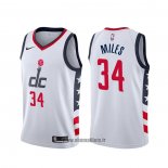 Maillot Washington Wizards C.j. Miles NO 34 Ville 2019-20 Blanc